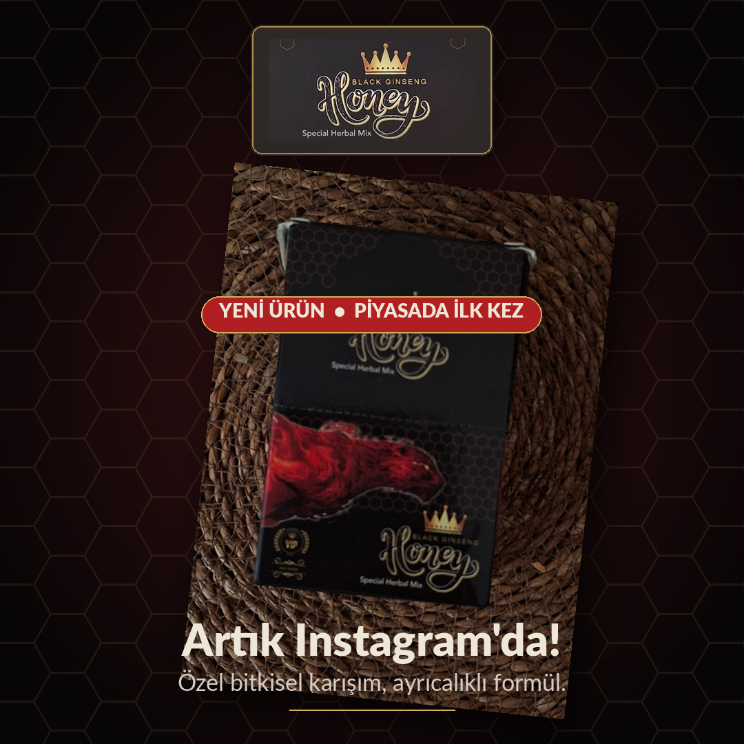 Black Ginseng Honey lansman görseli